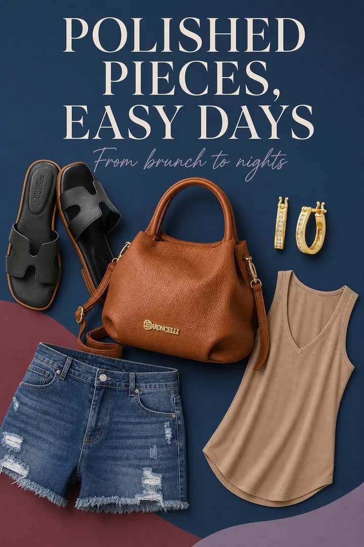Multi-Product Collage with Headlines Pin style example